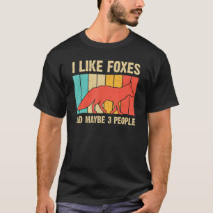 Funny Fox Design For Fox Lovers Men Women Kids Int T-Shirt