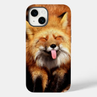 Funny Fox Sticking It's Tongue Out