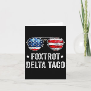 Funny Foxtrot Delta Taco1 Card