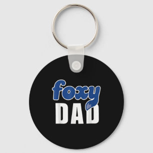 Funny Foxy Dad  Key Ring