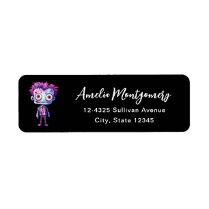 Funny Frankenstein Monster Halloween Fun - Address