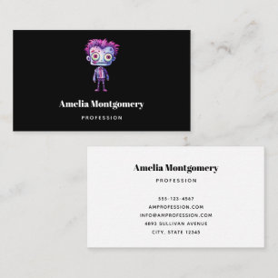 Funny Frankenstein Monster Halloween Fun Business Card
