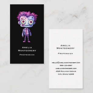 Funny Frankenstein Monster Halloween Fun Business Card