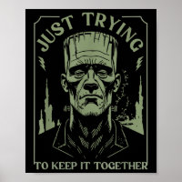 Funny Frankenstein Monster Just Trying To Keep It 