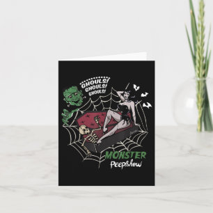Funny Frankenstein Monster Lovers Monster How Hall Card