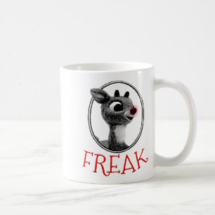 Funny Freak Rudolph The Red Nosed Reindeer Christm Coffee Mug