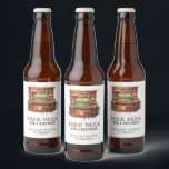 Funny Free Beer Adult Birthday Any Age Bottle Label<br><div class="desc">Free Beer Funny Adult Birthday Any Age design. Matching products can be found in Free Beer Birthday collection.</div>