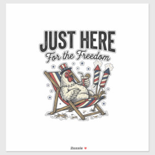 Funny Freedom Rooster Vintage Patriotic Shirt_1