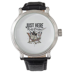 Funny Freedom Rooster Vintage Patriotic Shirt_1 Watch