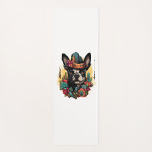 Funny French Bulldog Art Classic T-Shirt Yoga Mat