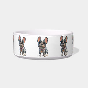 Funny French Bulldog Ceramic Pet Bowl