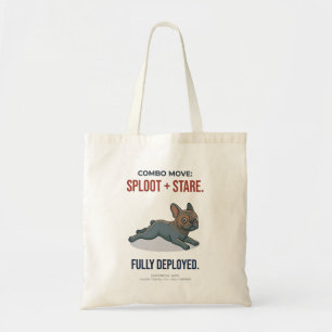 Funny French Bulldog Fart Bolt Dog Humour Gift Tote Bag