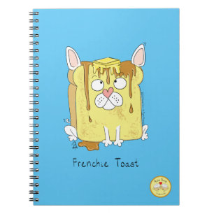 Funny French Bulldog Frenchie Cute Dog Cartoon Notebook