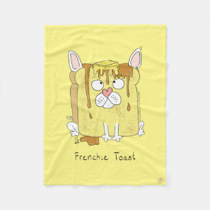 Funny French Bulldog Frenchie Dog Cute Kids Fleece Blanket