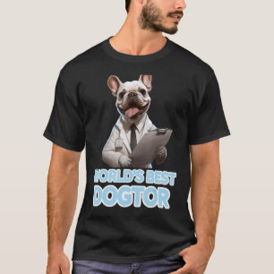 Funny French Bulldog Love Dog Mum Worlds Best Dogt T-Shirt