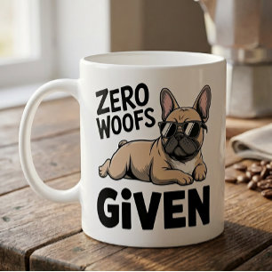 Funny French Bulldog Lover Antisocial F You Dog Coffee Mug
