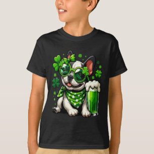 Funny French Bulldog St. Patricks  T-Shirt