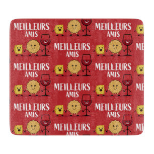 Funny French cheese lovers Cutting Board