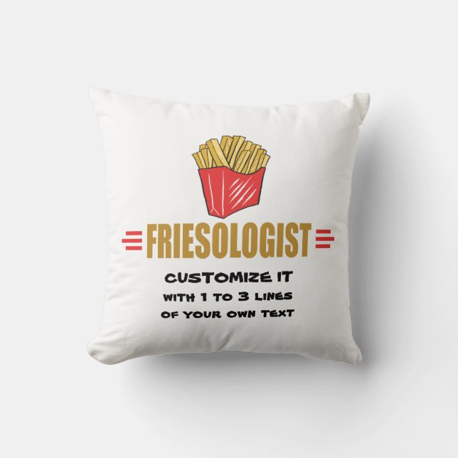 Funny French Fries Cushion (Front)