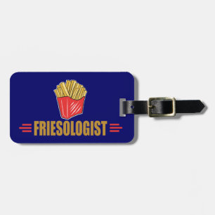 Funny French Fries Luggage Tag