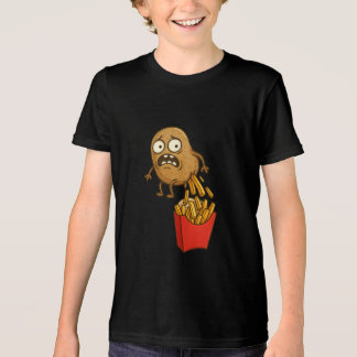  Funny French Fries T-Shirt Tri-Blend Shirt