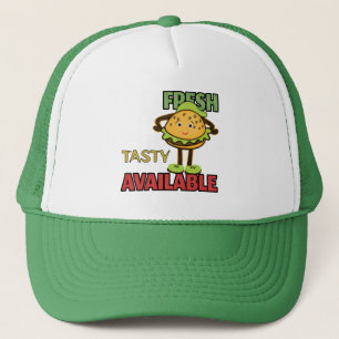 Funny fresh burger  trucker hat