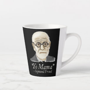 Funny Freud Psychology Latte Mug