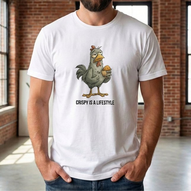 Funny Fried Chicken T-Shirt (Creator Uploaded)