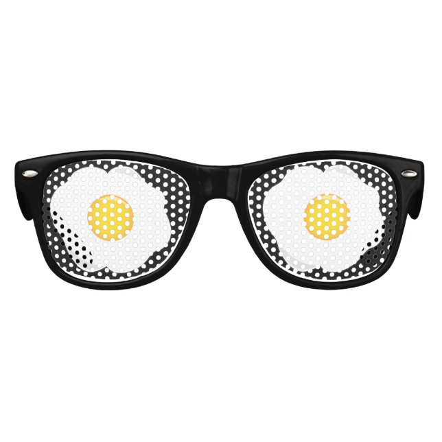 Funny Fried Eggs Kids Sunglasses (Front)