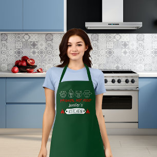 Funny Friends Not Food, Vegan Kitchen  Apron