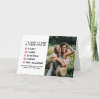Funny Friendship Card for Best Friend