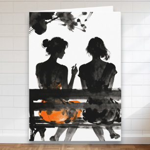 Funny Friendship Sarcasm We Go Together Card