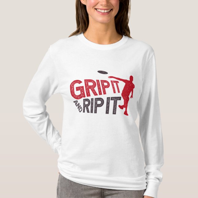 Funny Frisbee Disc Golf for Disc Golfer T-Shirt (Front)