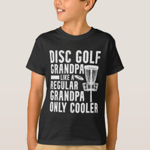 Funny Frisbee Disc Golf Grandpa Frolf Disc Golfing T-Shirt