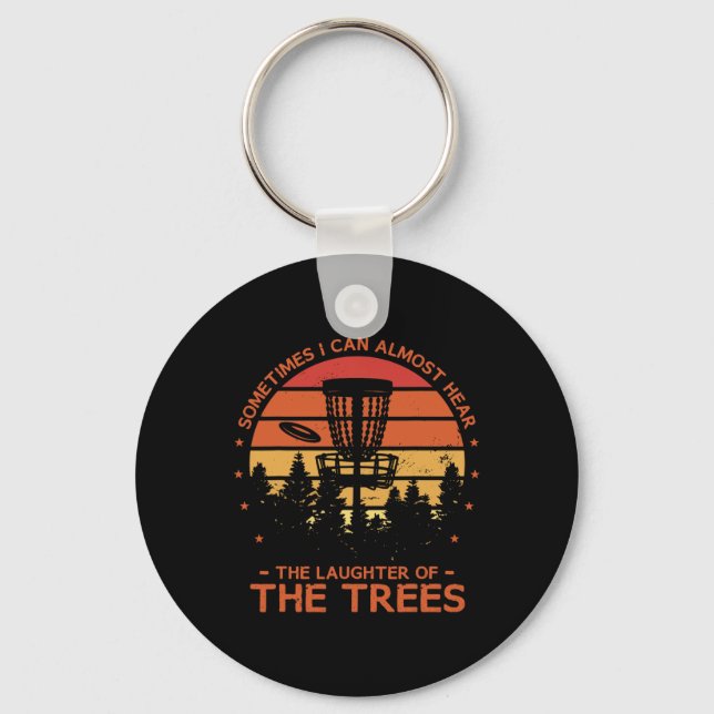 Funny Frisbee Golf Disc Golfer  Key Ring (Front)