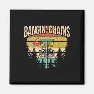 Funny Frisbee Golf Saying I Chains Nging Magnet