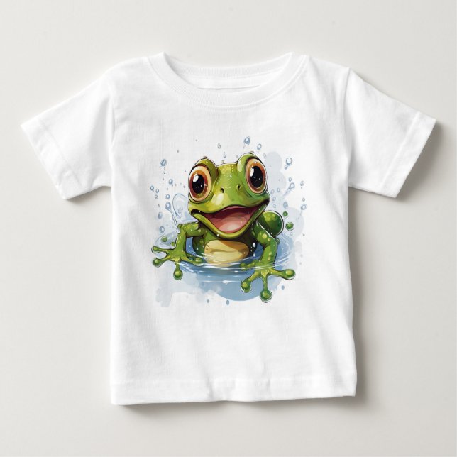 Funny frog baby T-Shirt (Front)