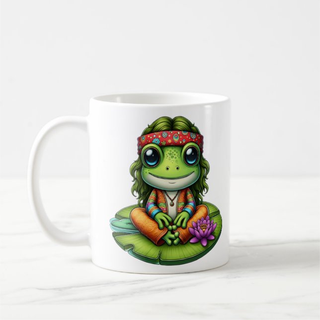 Funny frog coffee mug (Left)