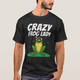 Funny Frog Gift Frog Lover Accessories Stuff Women T-Shirt