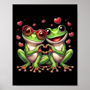Funny Frog Heart Sign Valentine Frog Womens Mens K