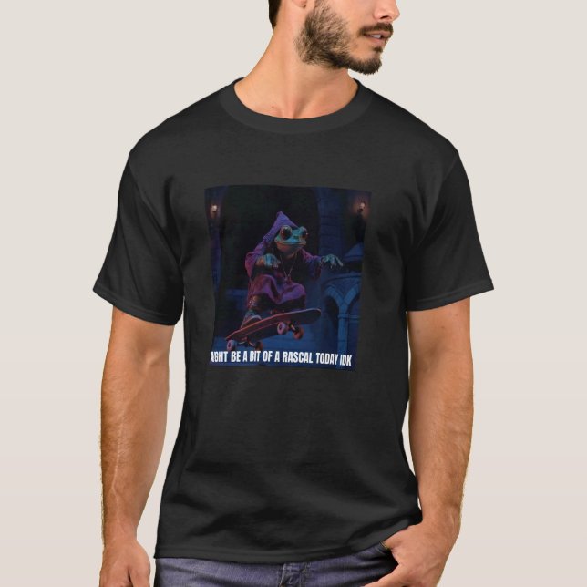 Funny Frog Mage T-Shirt (Front)