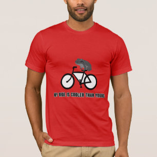 Funny Frog on Bike T-Shirt Cool Cycling Animal