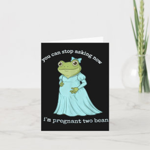 Funny Frog Pregnancy Announcement Medieval Pregnan