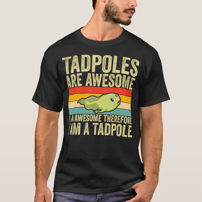 Funny Frog Tadpole Lovers Design For Men Women Kid T-Shirt (Front)