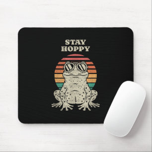 Funny Frog Toad Lover Retro Vintage Design Mouse Pad