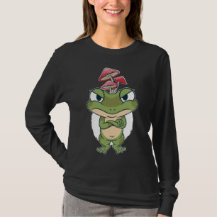 Funny Frog with mushrooms T-Shirt