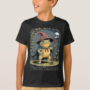 Funny Frog Wizard twas The tism M'lord Fantasy Art T-Shirt