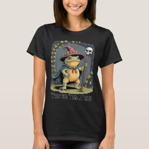 Funny Frog Wizard twas The tism M'lord Fantasy Art T-Shirt