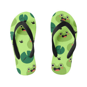 Funny frogs kid's jandals