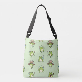 Funny Frogs on the Go Crossbody Bag